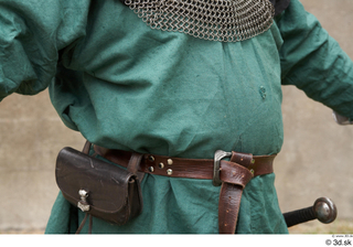  Photos Medieval Guard in mail armor 4 Medieval clothing Medieval guard leather bag leather belt upper body 0002.jpg